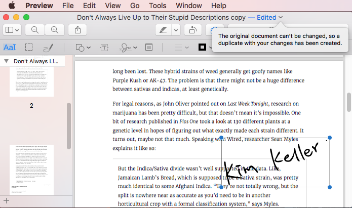 How to digitally sign a pdf on mac with or without preview 